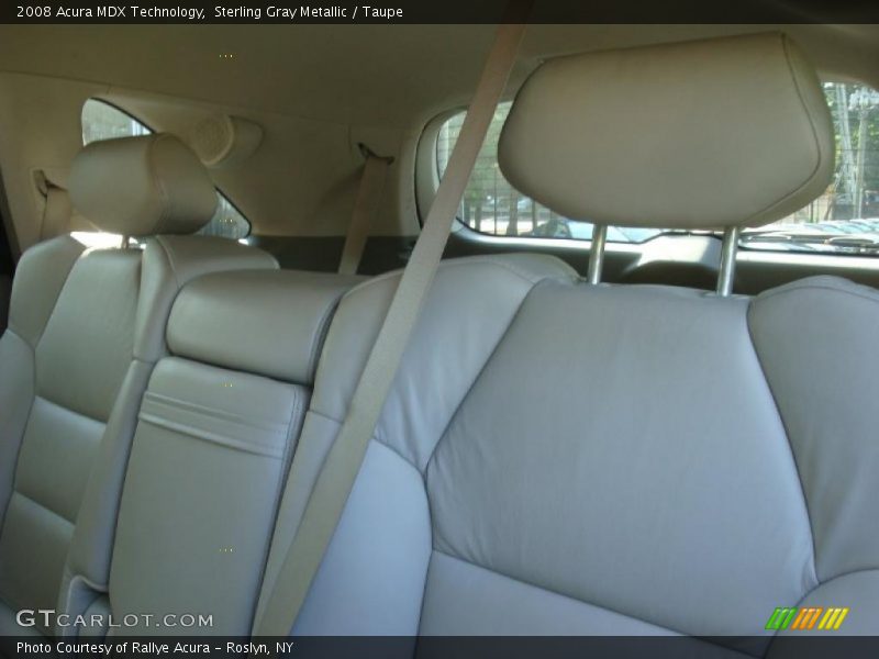 Sterling Gray Metallic / Taupe 2008 Acura MDX Technology
