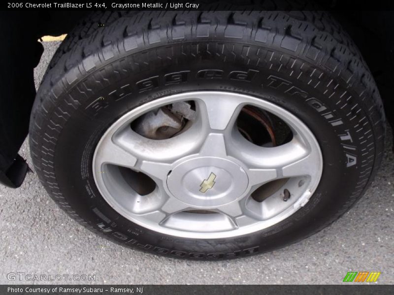 Graystone Metallic / Light Gray 2006 Chevrolet TrailBlazer LS 4x4