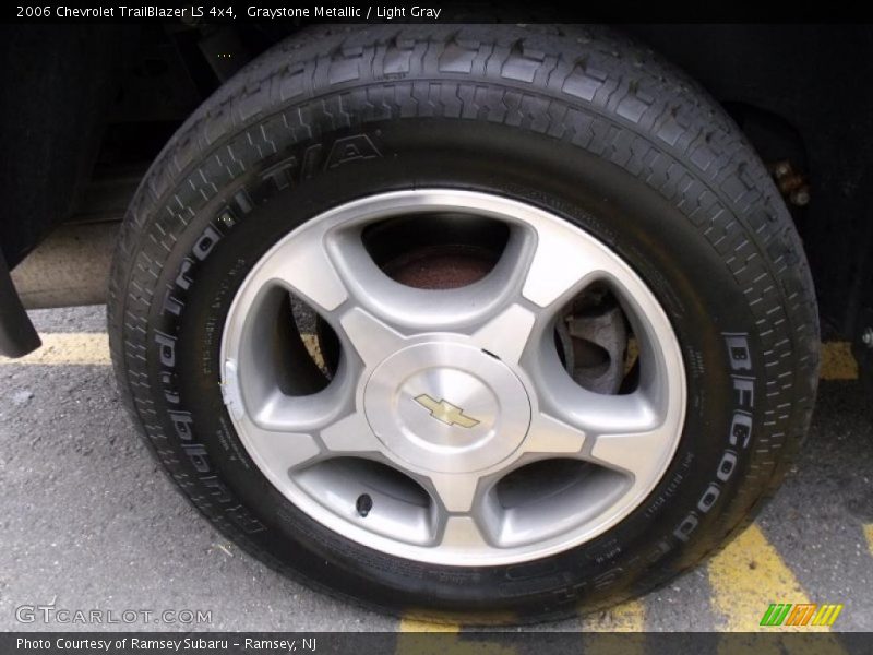 Graystone Metallic / Light Gray 2006 Chevrolet TrailBlazer LS 4x4