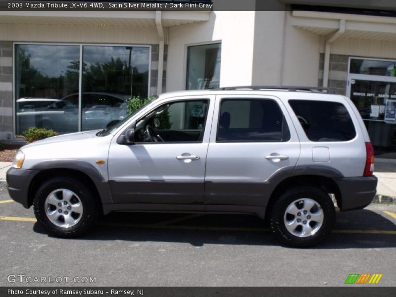 Satin Silver Metallic / Dark Flint Gray 2003 Mazda Tribute LX-V6 4WD