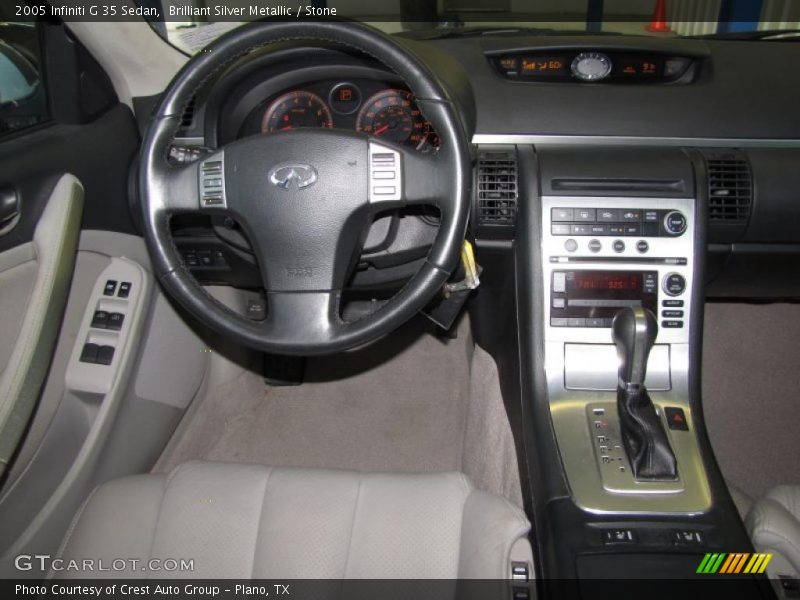 Brilliant Silver Metallic / Stone 2005 Infiniti G 35 Sedan