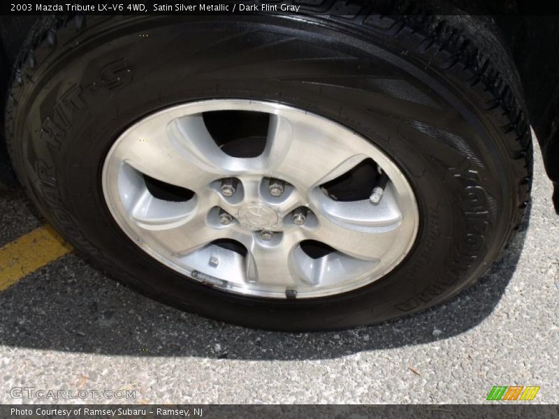 Satin Silver Metallic / Dark Flint Gray 2003 Mazda Tribute LX-V6 4WD
