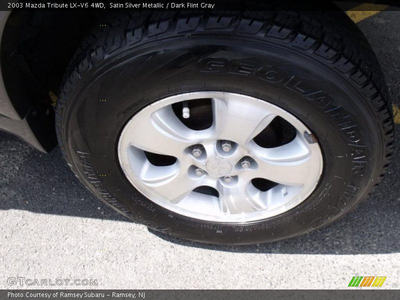 Satin Silver Metallic / Dark Flint Gray 2003 Mazda Tribute LX-V6 4WD