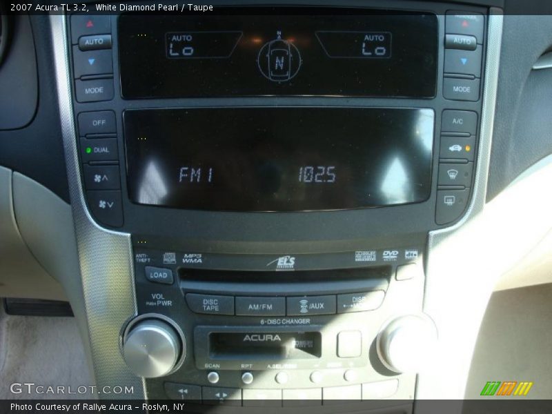 White Diamond Pearl / Taupe 2007 Acura TL 3.2