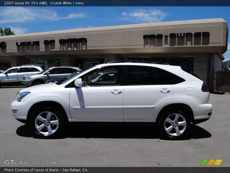 Crystal White / Ivory 2007 Lexus RX 350 AWD