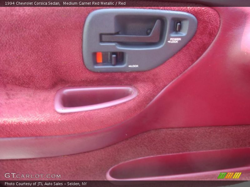 Medium Garnet Red Metallic / Red 1994 Chevrolet Corsica Sedan