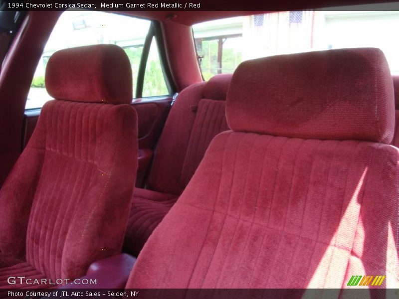 Medium Garnet Red Metallic / Red 1994 Chevrolet Corsica Sedan