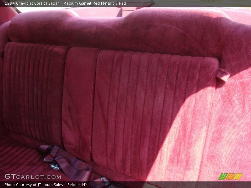 Medium Garnet Red Metallic / Red 1994 Chevrolet Corsica Sedan