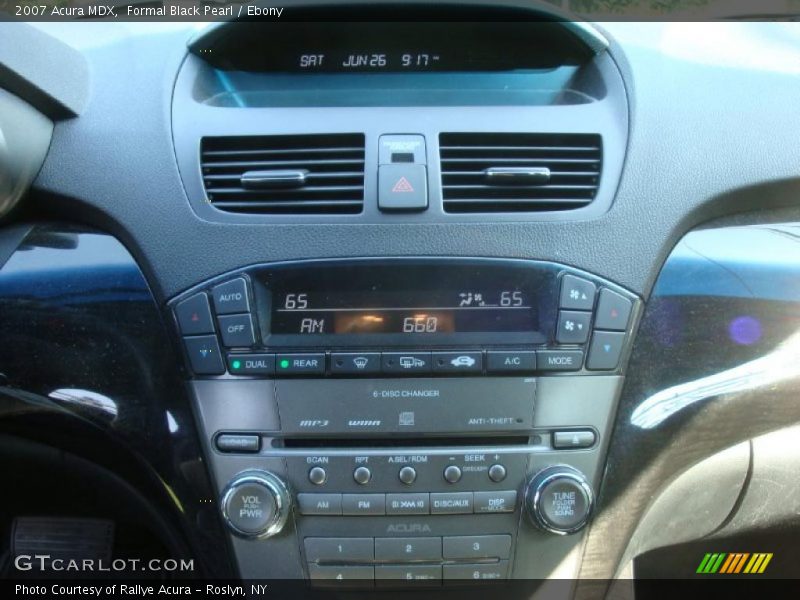 Formal Black Pearl / Ebony 2007 Acura MDX