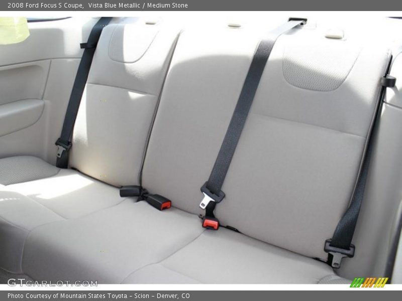 Vista Blue Metallic / Medium Stone 2008 Ford Focus S Coupe