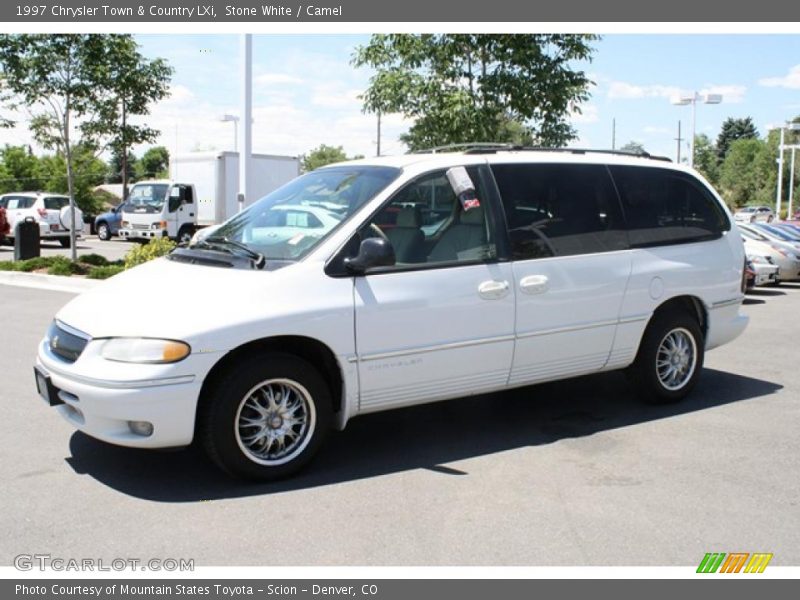 Stone White / Camel 1997 Chrysler Town & Country LXi