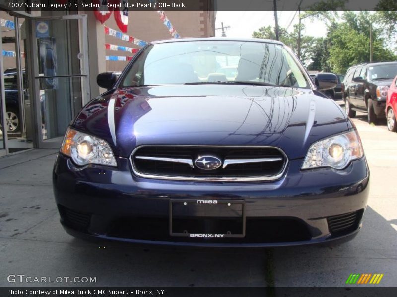 Regal Blue Pearl / Off-Black 2007 Subaru Legacy 2.5i Sedan