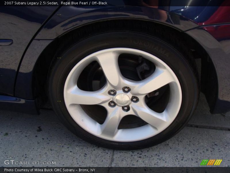 Regal Blue Pearl / Off-Black 2007 Subaru Legacy 2.5i Sedan