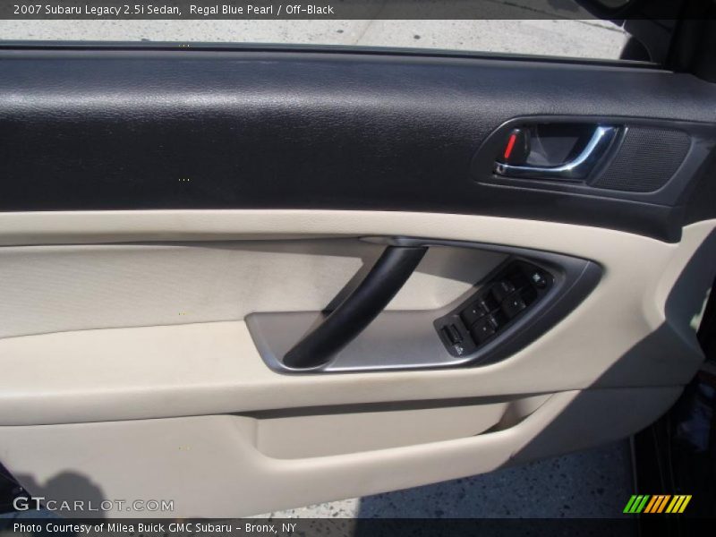 Regal Blue Pearl / Off-Black 2007 Subaru Legacy 2.5i Sedan