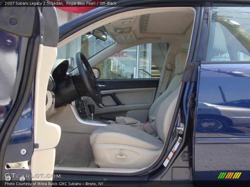 Regal Blue Pearl / Off-Black 2007 Subaru Legacy 2.5i Sedan