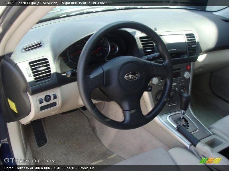 Regal Blue Pearl / Off-Black 2007 Subaru Legacy 2.5i Sedan