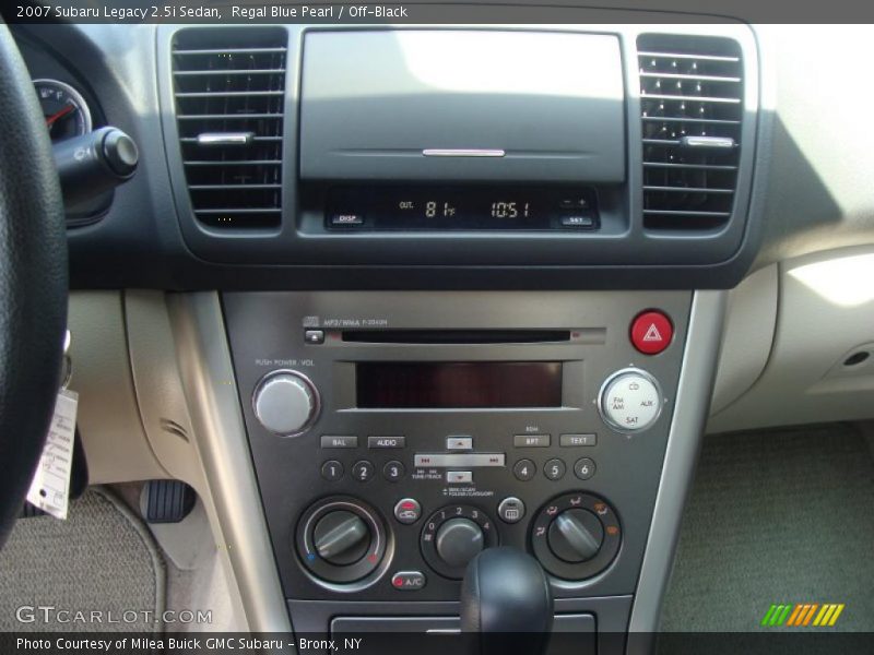 Regal Blue Pearl / Off-Black 2007 Subaru Legacy 2.5i Sedan