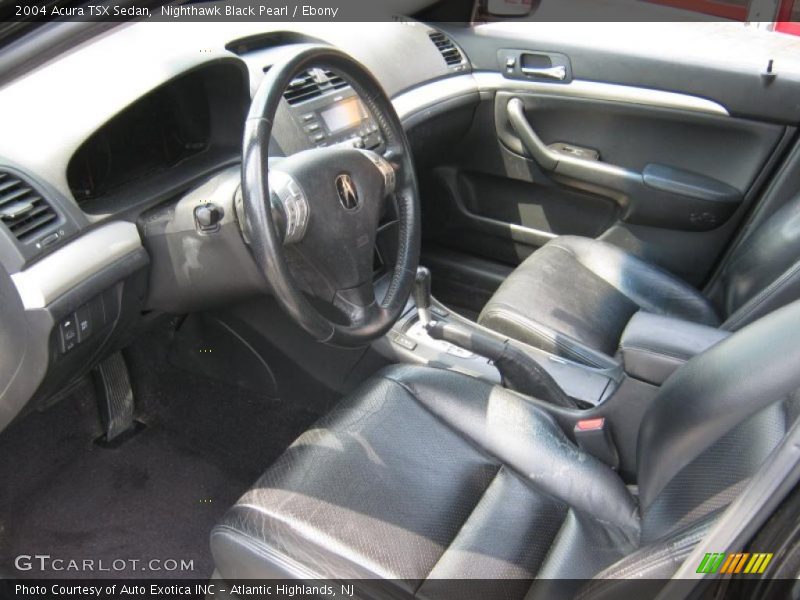 Nighthawk Black Pearl / Ebony 2004 Acura TSX Sedan