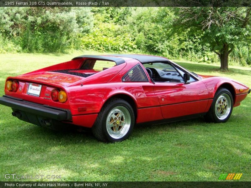 Rosso (Red) / Tan 1985 Ferrari 308 GTS Quattrovalvole