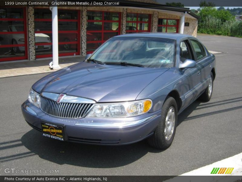 Graphite Blue Metallic / Deep Charcoal 1999 Lincoln Continental
