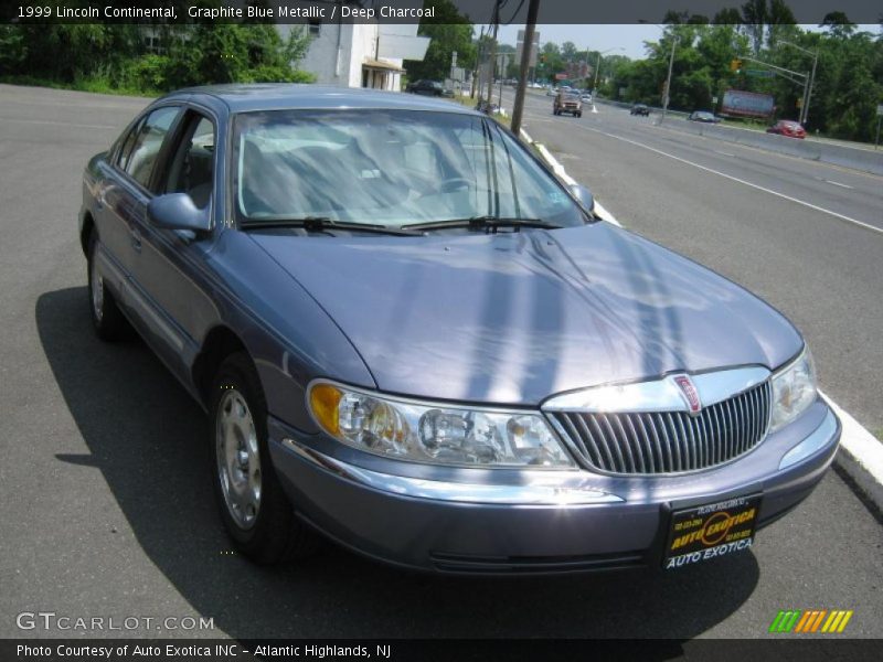Graphite Blue Metallic / Deep Charcoal 1999 Lincoln Continental