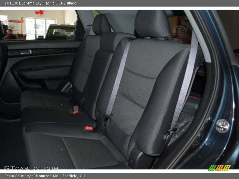 Pacific Blue / Black 2011 Kia Sorento LX