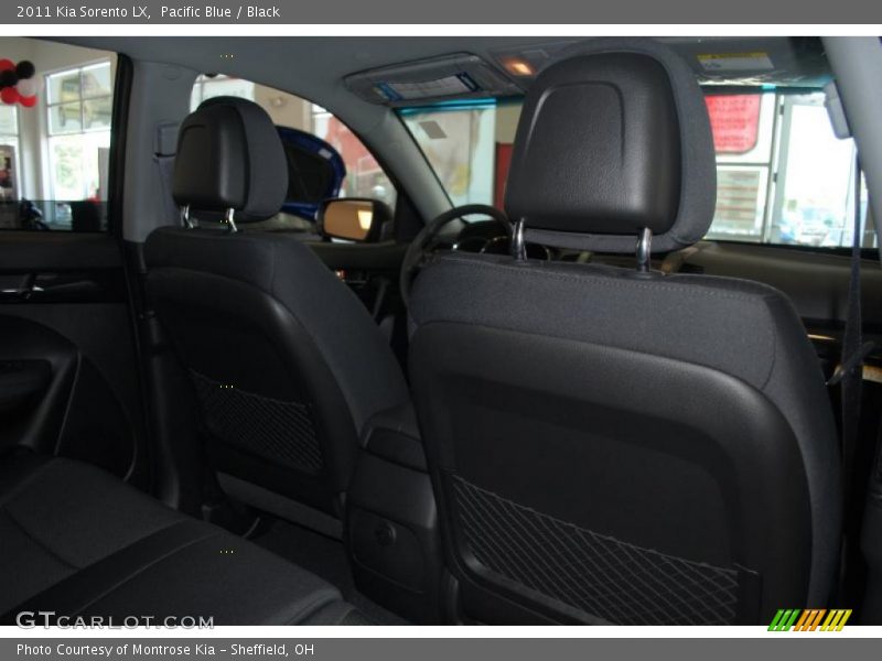 Pacific Blue / Black 2011 Kia Sorento LX