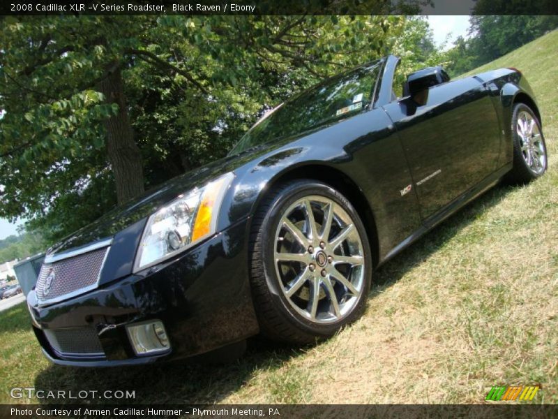 Black Raven / Ebony 2008 Cadillac XLR -V Series Roadster