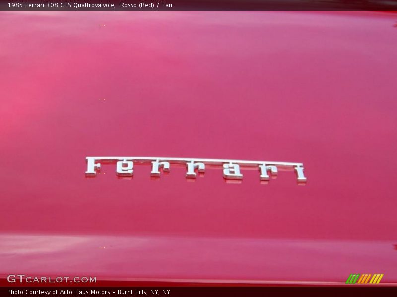  1985 308 GTS Quattrovalvole Logo
