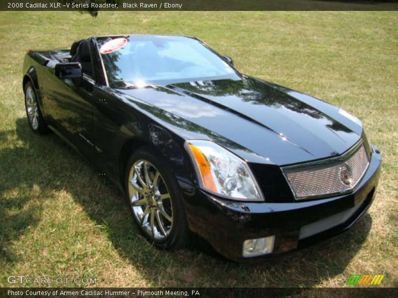 Black Raven / Ebony 2008 Cadillac XLR -V Series Roadster
