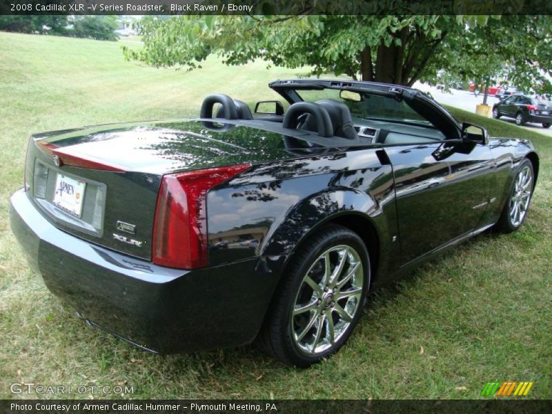Black Raven / Ebony 2008 Cadillac XLR -V Series Roadster