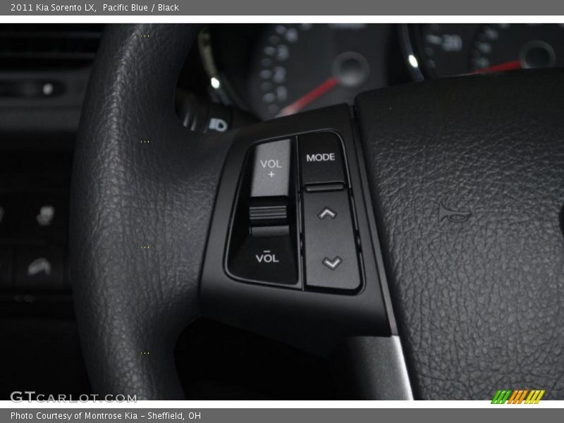 Pacific Blue / Black 2011 Kia Sorento LX