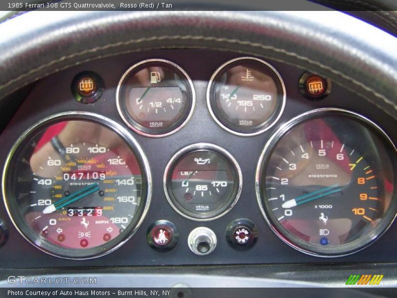  1985 308 GTS Quattrovalvole GTS Quattrovalvole Gauges