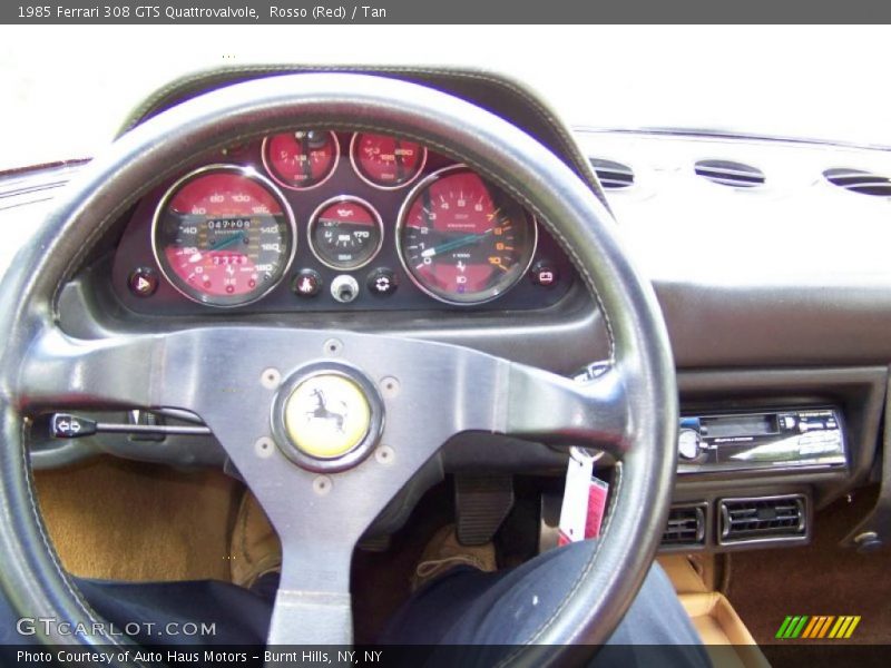 Rosso (Red) / Tan 1985 Ferrari 308 GTS Quattrovalvole