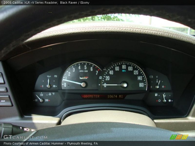 Black Raven / Ebony 2008 Cadillac XLR -V Series Roadster
