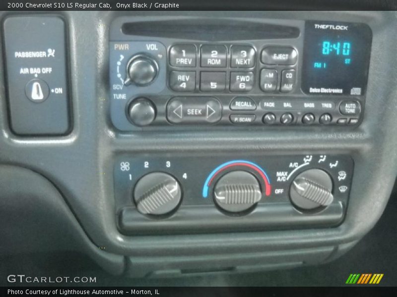 Onyx Black / Graphite 2000 Chevrolet S10 LS Regular Cab