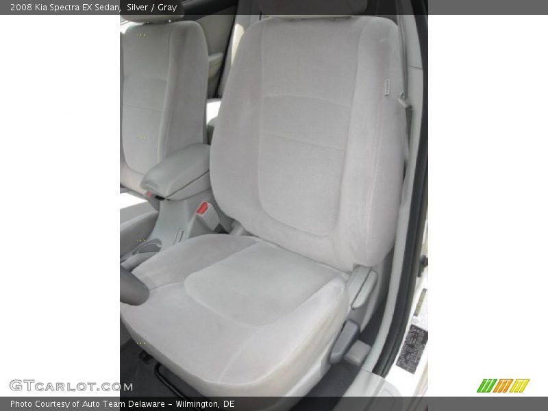 Silver / Gray 2008 Kia Spectra EX Sedan