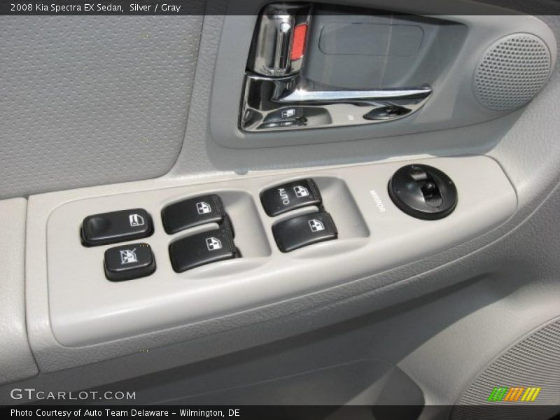Silver / Gray 2008 Kia Spectra EX Sedan