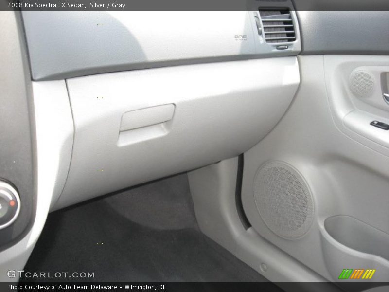 Silver / Gray 2008 Kia Spectra EX Sedan