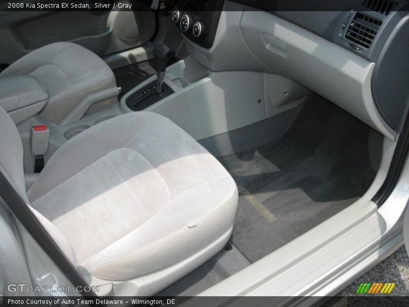 Silver / Gray 2008 Kia Spectra EX Sedan