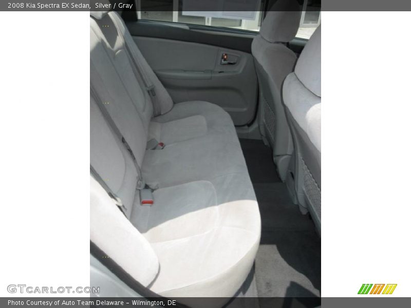 Silver / Gray 2008 Kia Spectra EX Sedan