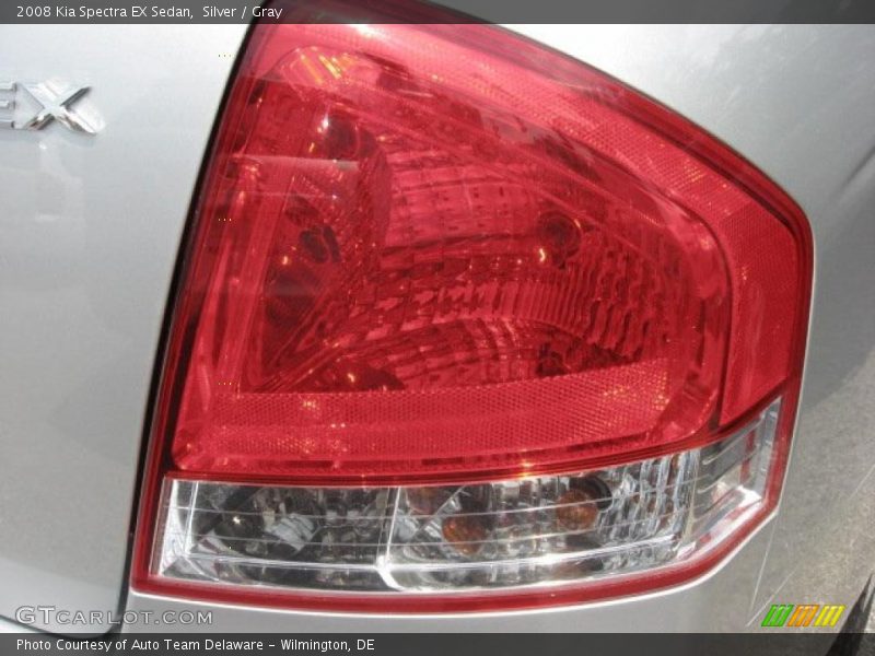 Silver / Gray 2008 Kia Spectra EX Sedan