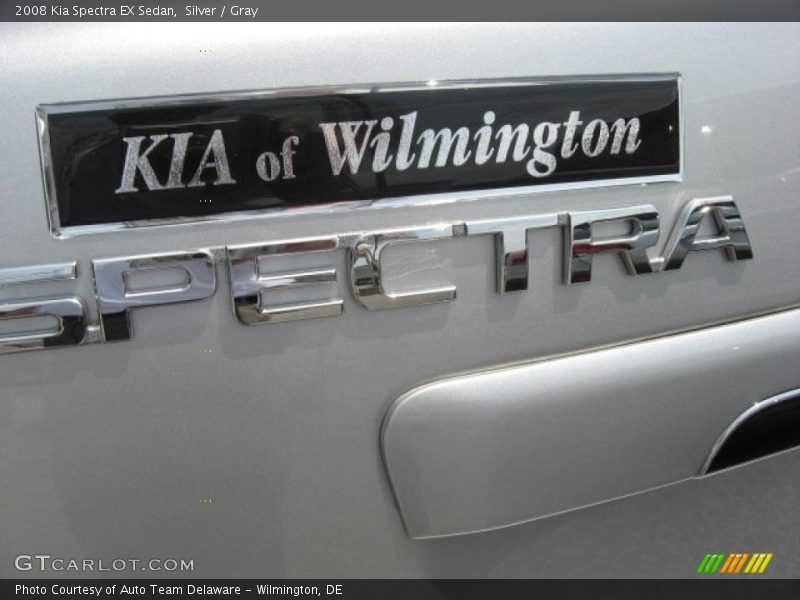 Silver / Gray 2008 Kia Spectra EX Sedan