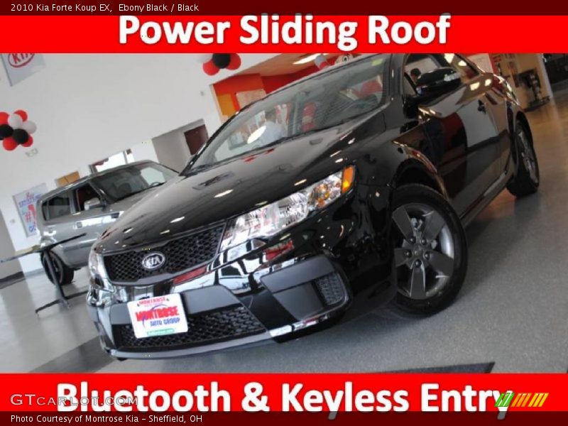 Ebony Black / Black 2010 Kia Forte Koup EX