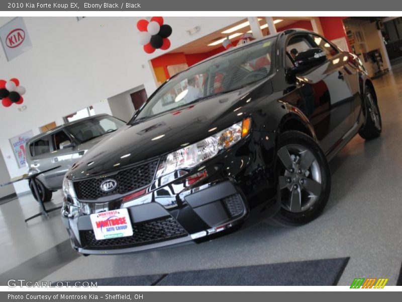 Ebony Black / Black 2010 Kia Forte Koup EX