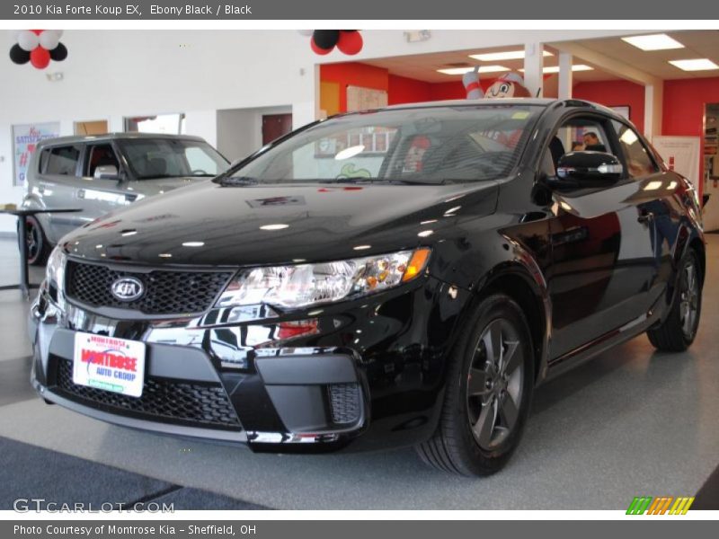 Ebony Black / Black 2010 Kia Forte Koup EX