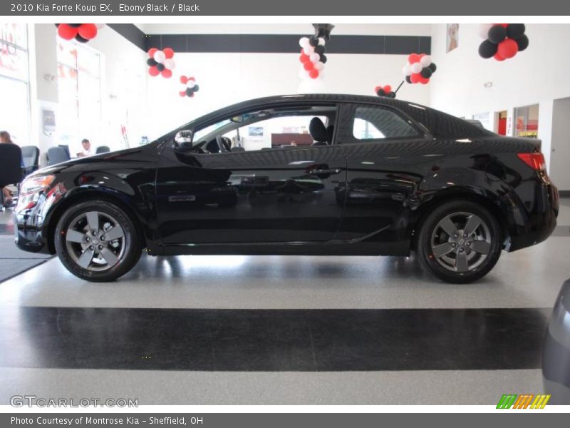 Ebony Black / Black 2010 Kia Forte Koup EX
