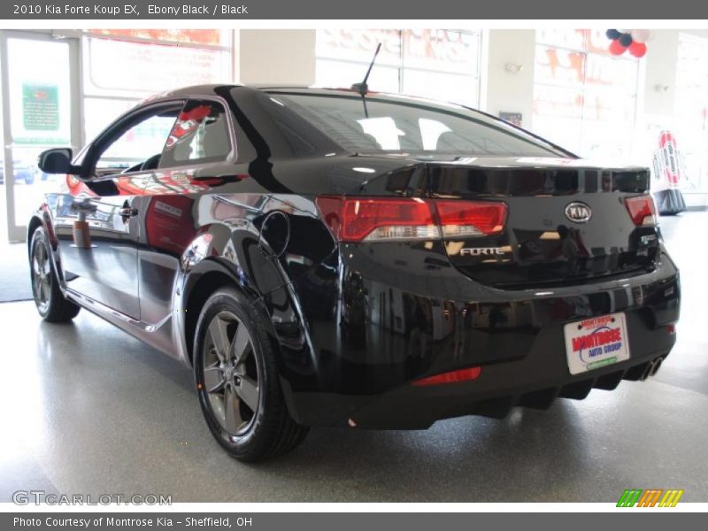 Ebony Black / Black 2010 Kia Forte Koup EX