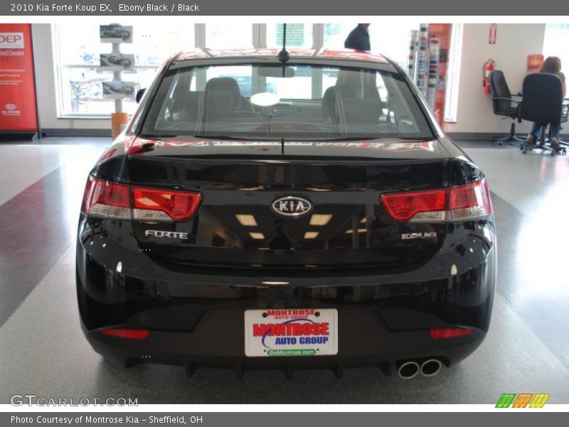 Ebony Black / Black 2010 Kia Forte Koup EX