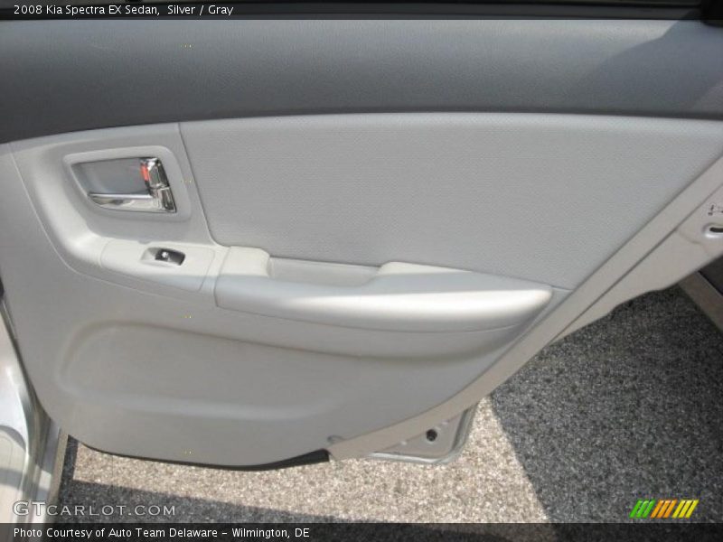 Silver / Gray 2008 Kia Spectra EX Sedan